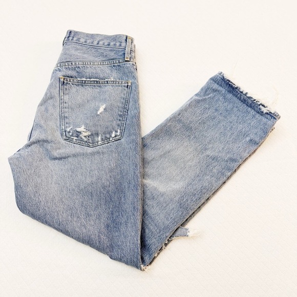 AGOLDE 90's Jean Button Down Light Wash Denim Jeans SIze 26 - Picture 9 of 9